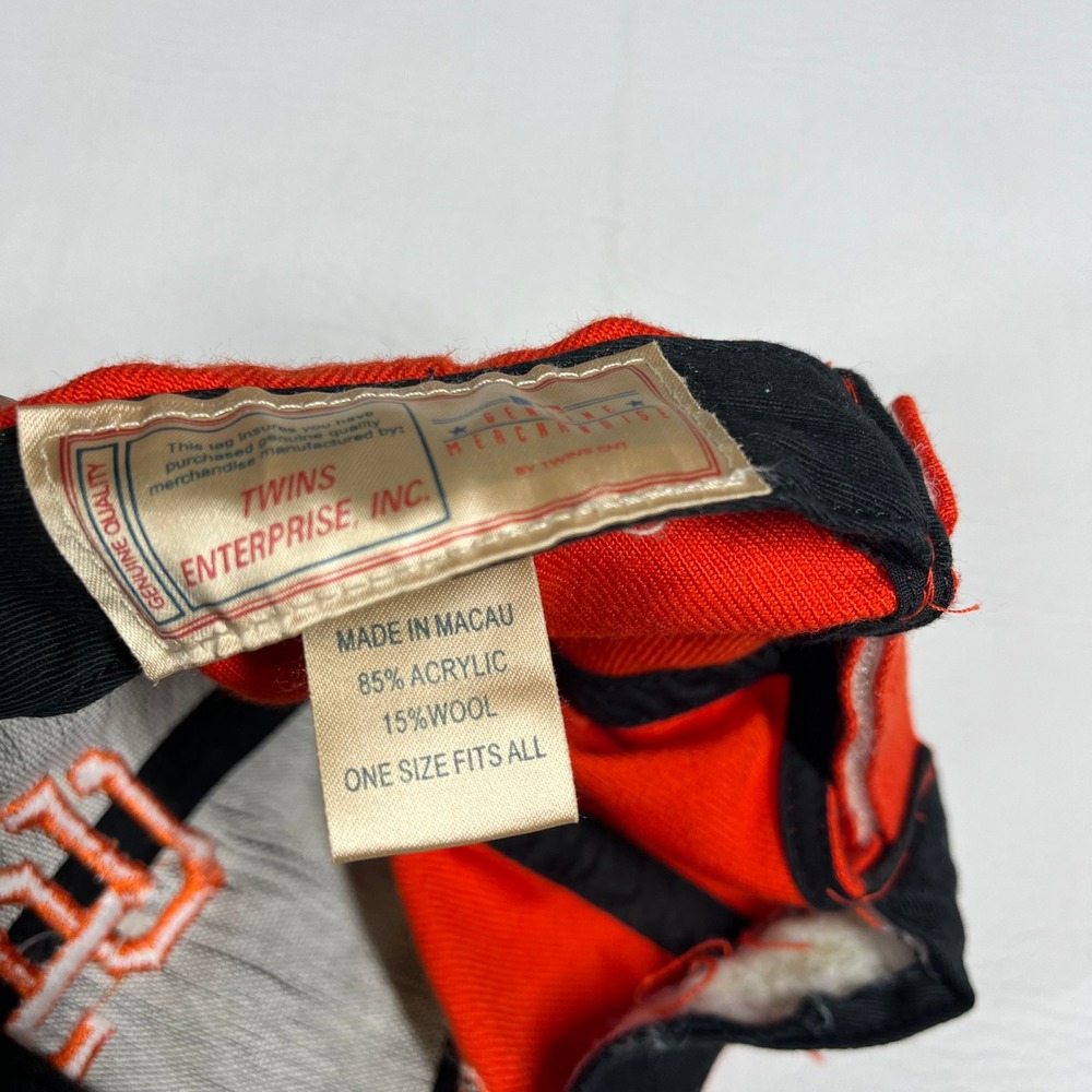 Vintage Twins Enterprise San Francisco Giants‎ MLB Hat Wool Blend Adjustable Cap - Picture 9 of 10